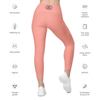 Premium Pink Leggings with Pockets