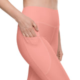 Premium Pink Leggings with Pockets