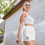 Women’s White Recycled Athletic Shorts