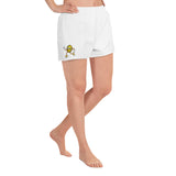 Women’s White Recycled Athletic Shorts