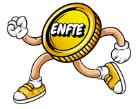 Running Crypto Coin Design by Enfte