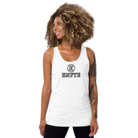 A classic, premium staple tank top. Easy going logo for any occasion. This tank top is a conversation starter piece everywhere you go! • 100% combed and ringspun cotton • Tri-blends are 50% polyester/25% combed/25% ringspun cotton/rayon