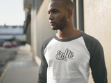 A stylish spin on the classic baseball raglan. This Enfte minted 3/4 sleeve tee has a combed cotton  blend that makes it super soft, comfortable, and lightweight.