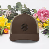 Classically styled Trucker Hat made for adventure. Complete your outfit with an  embroidered Enfte trucker cap—combine it with an  Enfte Token tee, slacks, and comfy shoes. It has a classic structured fit, adjustable plastic snapback, and a curved visor that matches its underbill. A mesh cap is a type of baseball cap.