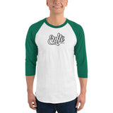 A stylish spin on the classic baseball raglan. This Enfte minted 3/4 sleeve tee has a combed cotton  blend that makes it super soft, comfortable, and lightweight.