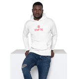 Who knew that the softest hoodie you'll ever own comes with such a cool design? You won't regret buying this classic Enfte premium unisex hooded sweater, with a convenient pouch pocket and warm hood for chilly evenings.