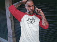 A stylish spin on the classic baseball raglan. This Enfte minted 3/4 sleeve tee has a combed cotton  blend that makes it super soft, comfortable, and lightweight.